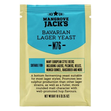 Mangrove Jack's Bavarian Lager Dry Yeast - M76 (10 g)