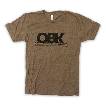 OBK OntarioBeerKegs.com T-Shirt (Tri-Coffee)