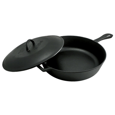 Bayou Classic | 3 Qt. Cast Iron Skillet with Lid