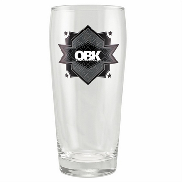 Ontario Beer Kegs Dark Classic Pint Glass - 20oz