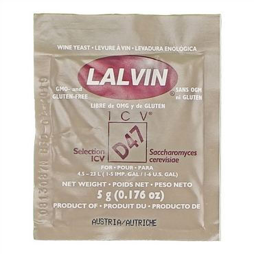 ICV-d-47 Lalvin Active Freeze-Dried Wine Yeast