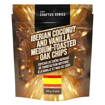 ABC Crafted Series Iberian Coconut and Vanilla Medium Toasted Oak Chips (3.5 oz)