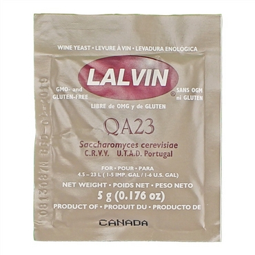 QA23 - Lalvin Active Freeze-Dried Wine Yeast