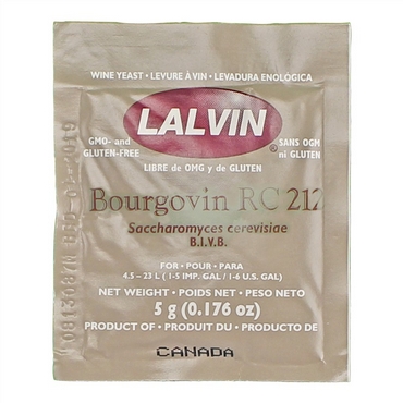 RC-212 Lalvin Active Freeze Dried Wine Yeast