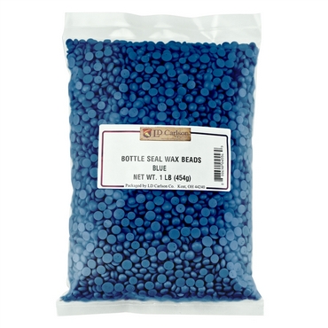 Bottle Seal Wax Beads - Blue (1 LB)
