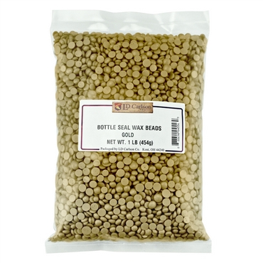 Bottle Seal Wax Beads -Gold (1 LB)